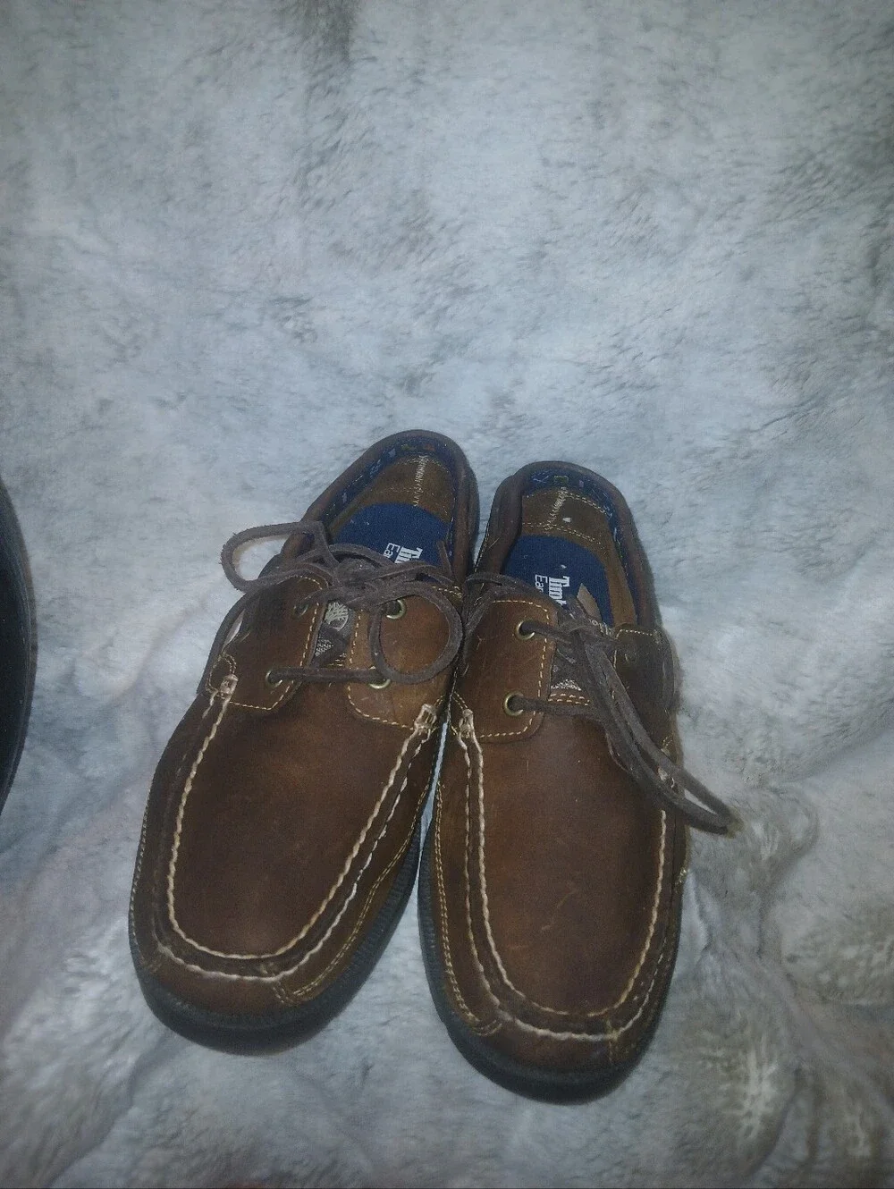 Timberland Brown Leather Men’s Boat Shoes